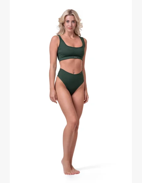 NEBBIA Miami Sporty Bikini Bralette (horna časť) zelená