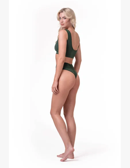 NEBBIA Miami Sporty Bikini Bralette (horna časť) zelená