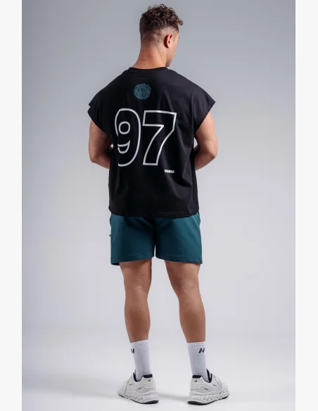 NEBBIA Oversized tielko '97 PRIMAL čierne