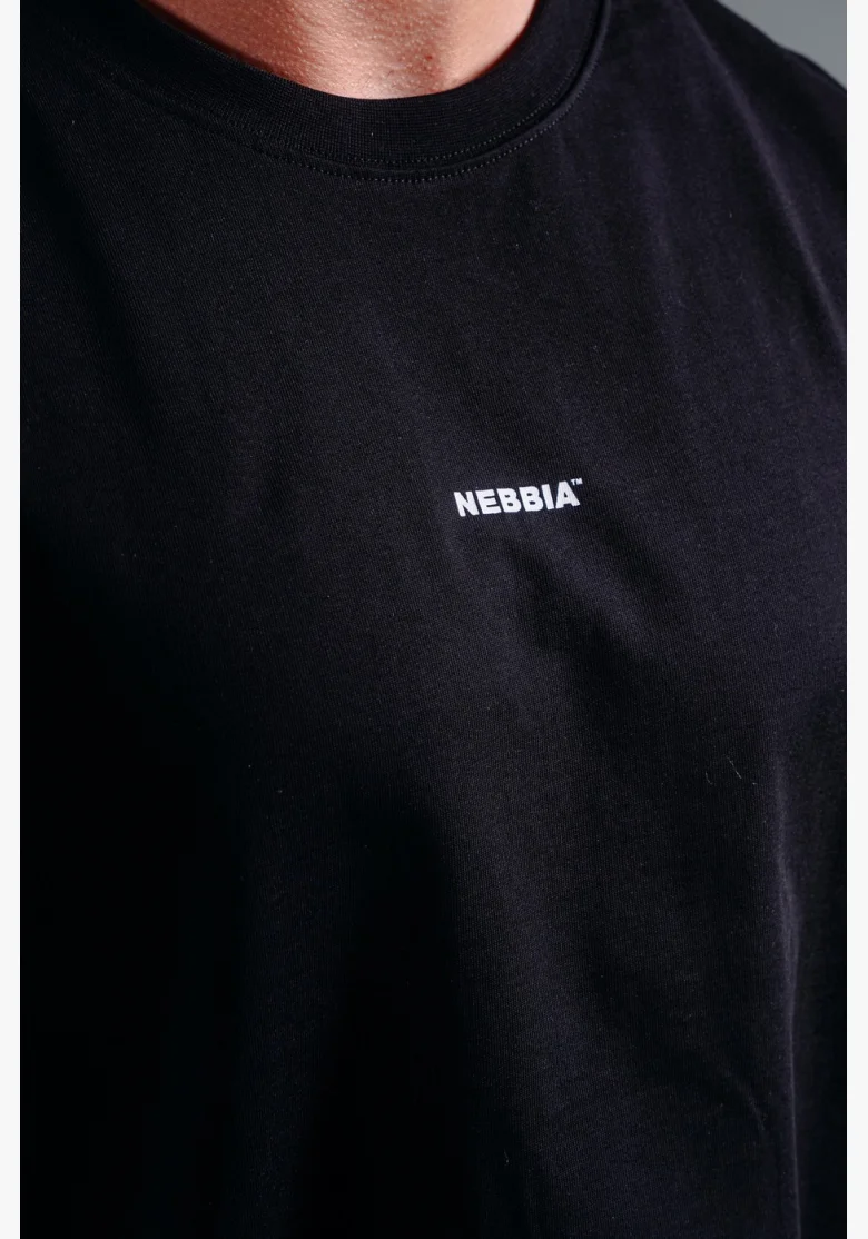NEBBIA Oversized tielko '97 PRIMAL čierne