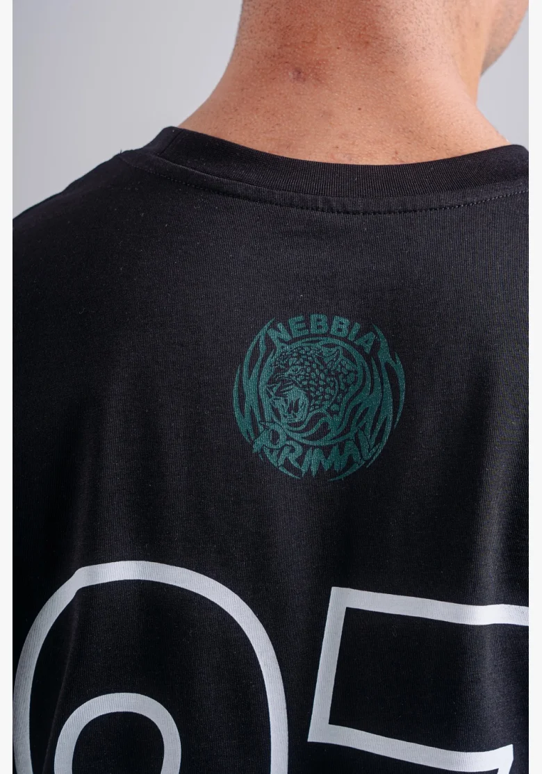 NEBBIA Oversized tielko '97 PRIMAL čierne