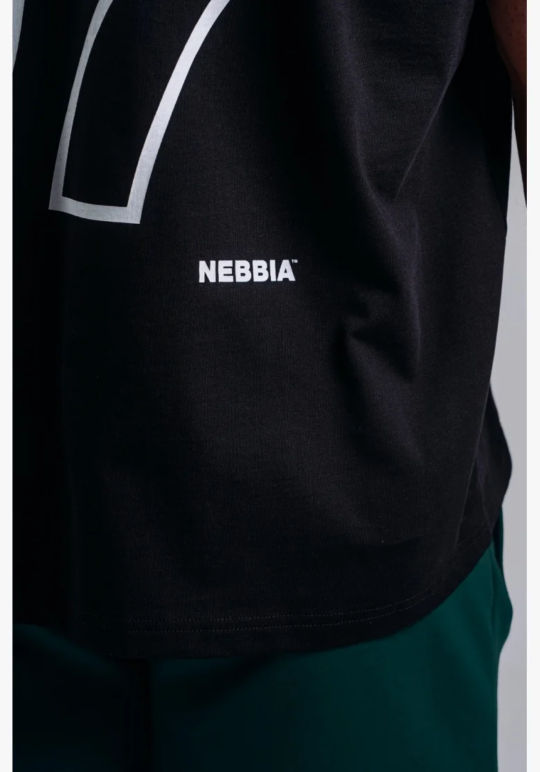 NEBBIA Oversized tielko '97 PRIMAL čierne