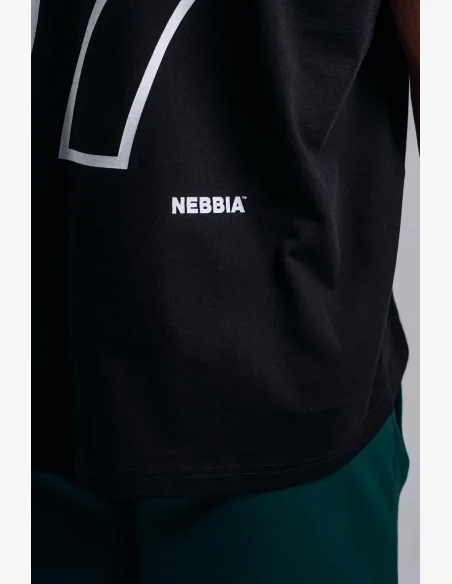 NEBBIA Oversized tielko '97 PRIMAL čierne