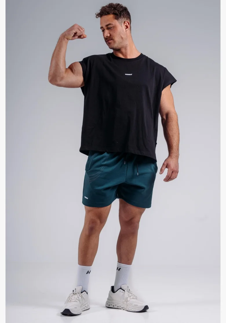 NEBBIA Oversized tielko '97 PRIMAL čierne