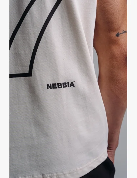 NEBBIA Oversized tielko '97 PRIMAL biele