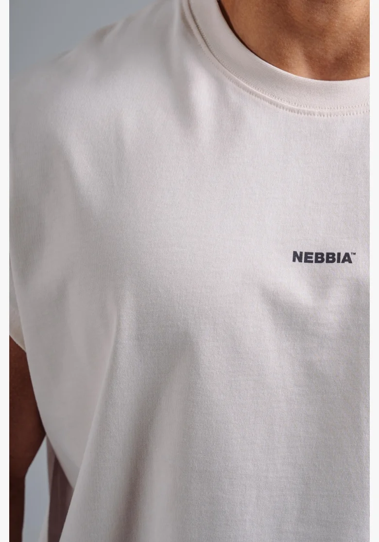 NEBBIA Oversized tielko '97 PRIMAL biele