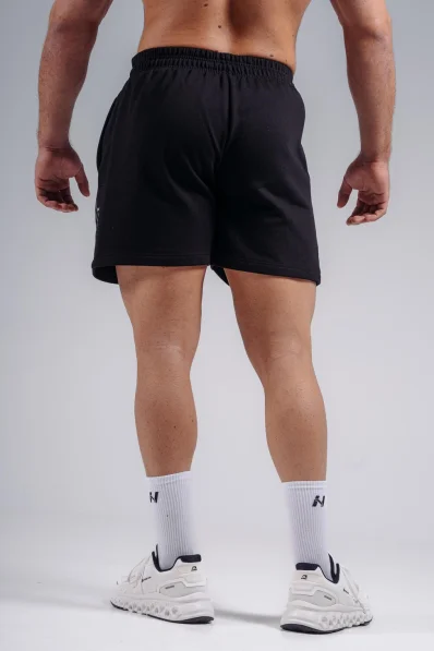 NEBBIA Oversized tréningové šortky PRIMAL čierne 2