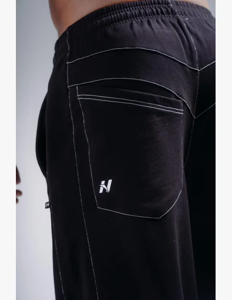 NEBBIA Baggy tepláky PRIMAL čierne