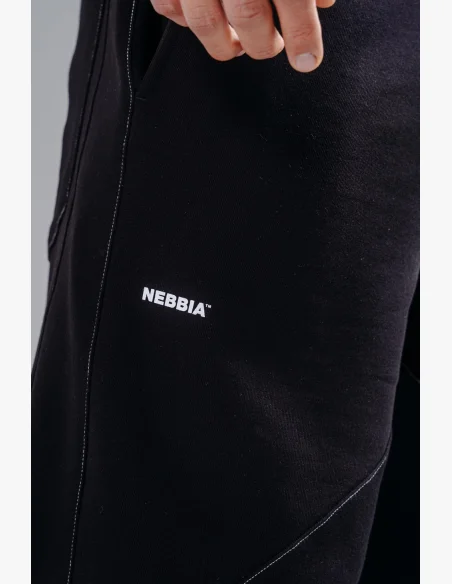 NEBBIA Baggy tepláky PRIMAL čierne