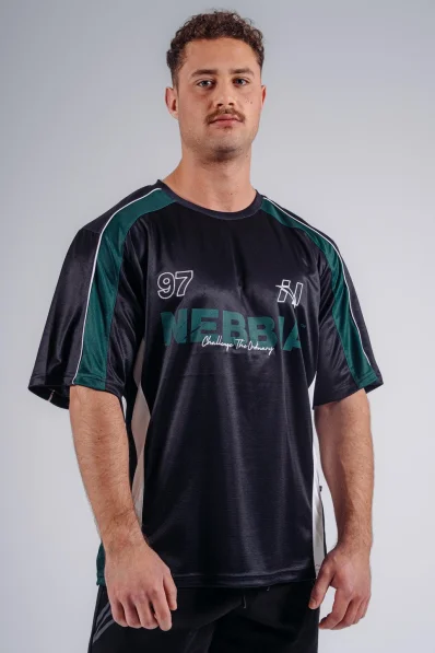 NEBBIA Oversized Jersey tričko '97 PRIMAL čierne