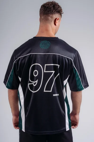 NEBBIA Oversized Jersey tričko '97 PRIMAL čierne 2