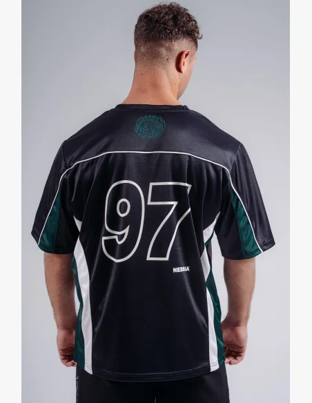 NEBBIA Oversized Jersey tričko '97 PRIMAL čierne