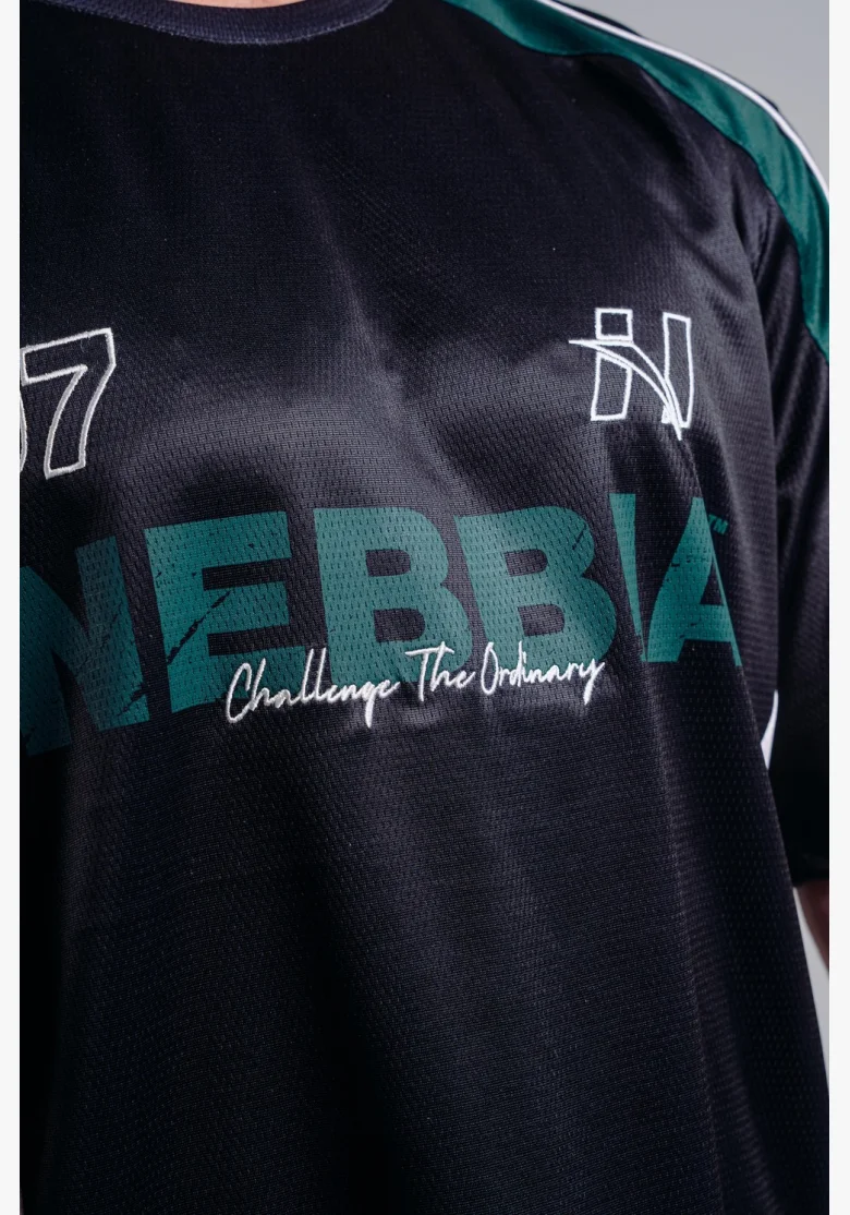 NEBBIA Oversized Jersey tričko '97 PRIMAL čierne