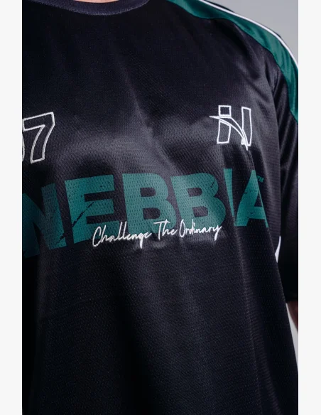 NEBBIA Oversized Jersey tričko '97 PRIMAL čierne