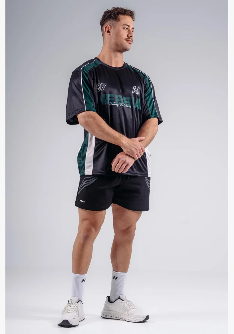 NEBBIA Oversized Jersey tričko '97 PRIMAL čierne