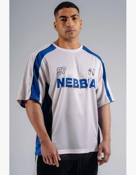 NEBBIA Oversized Jersey tričko '97 PRIMAL biele