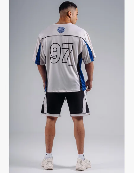 NEBBIA Oversized Jersey tričko '97 PRIMAL biele