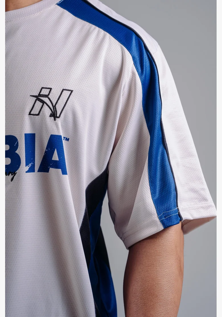 NEBBIA Oversized Jersey tričko '97 PRIMAL biele