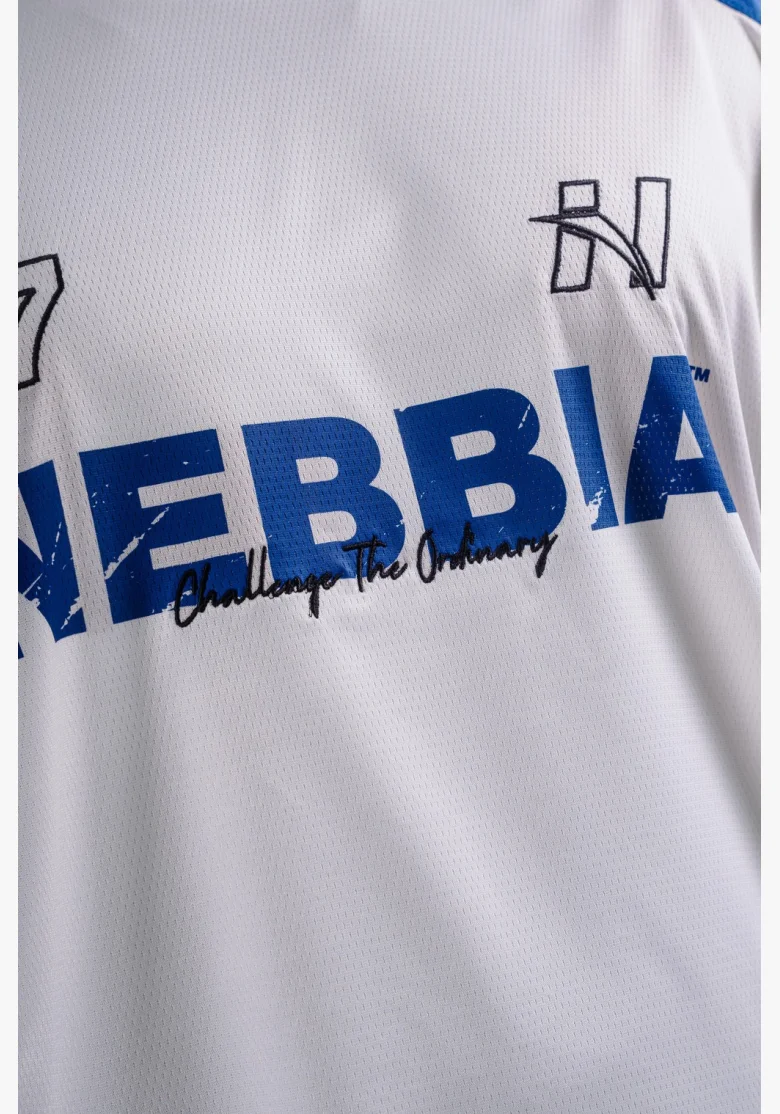 NEBBIA Oversized Jersey tričko '97 PRIMAL biele