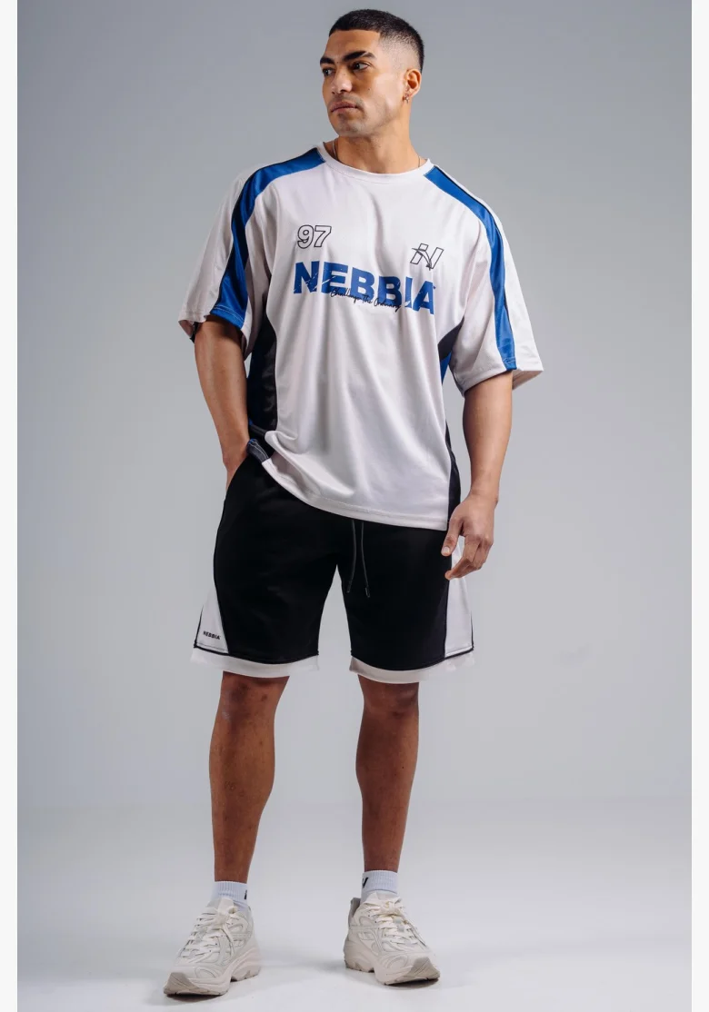 NEBBIA Oversized Jersey tričko '97 PRIMAL biele