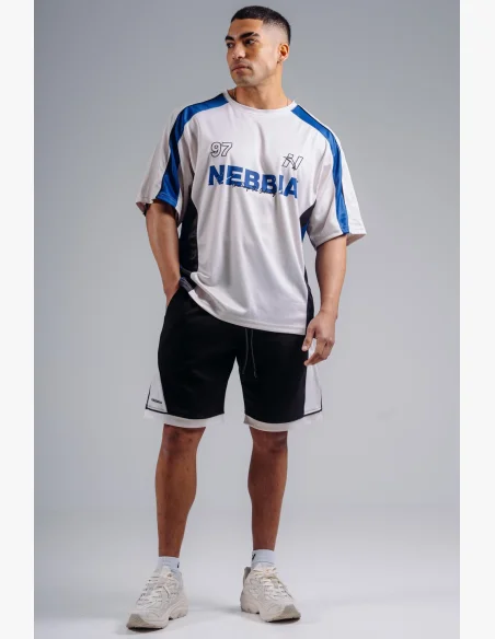 NEBBIA Oversized Jersey tričko '97 PRIMAL biele