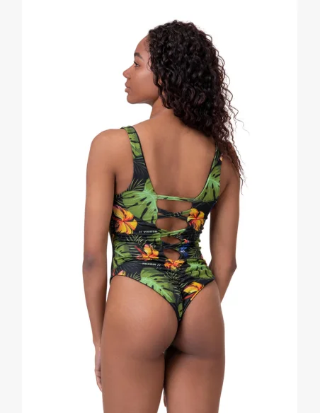 NEBBIA One-Colour Monokini zelená
