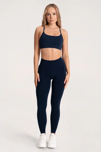 Gym Glamour Legíny Second Skin push up Dark Blue 2