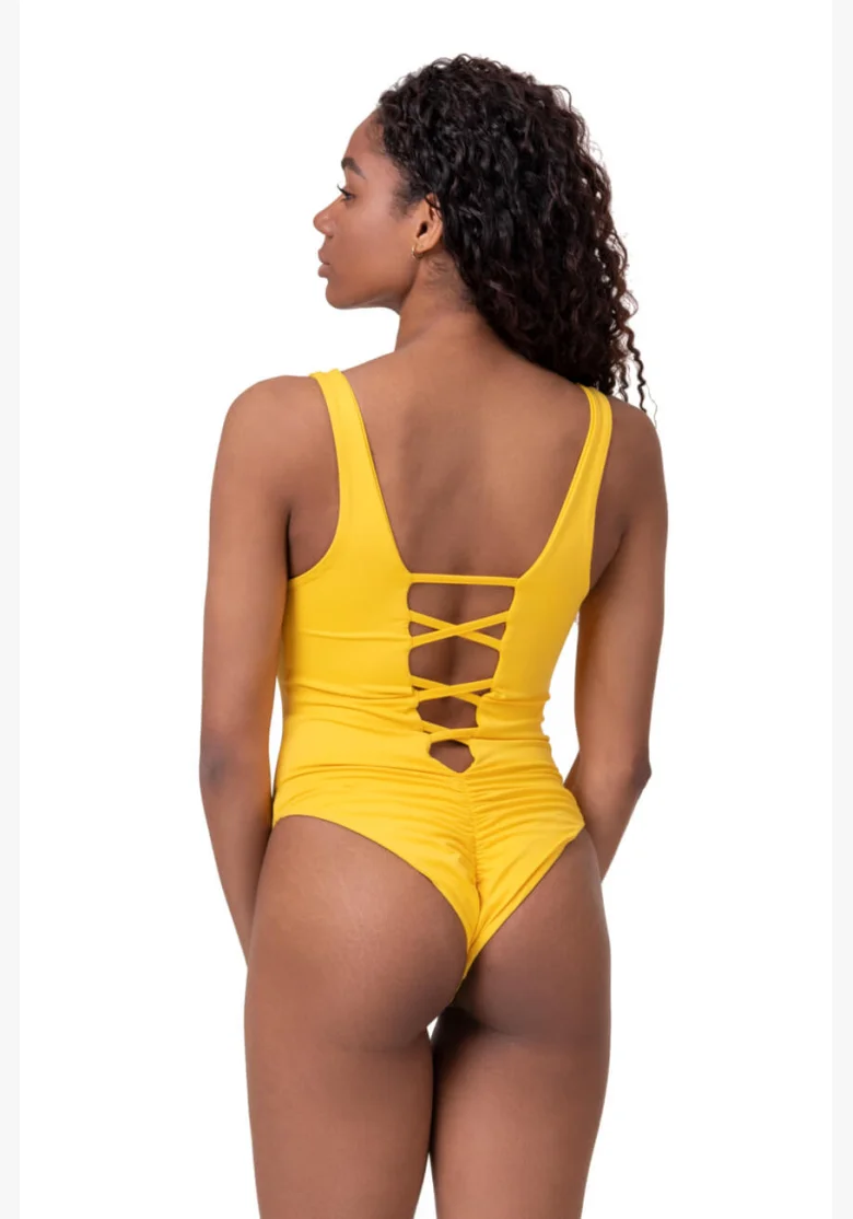 NEBBIA One-Colour Monokini žltá