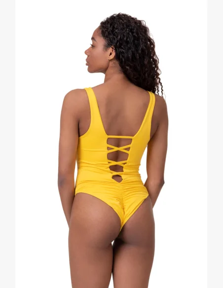 NEBBIA One-Colour Monokini žltá