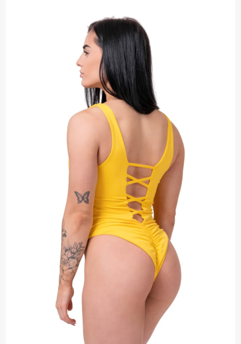 NEBBIA One-Colour Monokini žltá