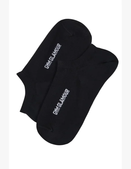 Gym Glamour čierne členkové ponožky, balenie 3 kusy