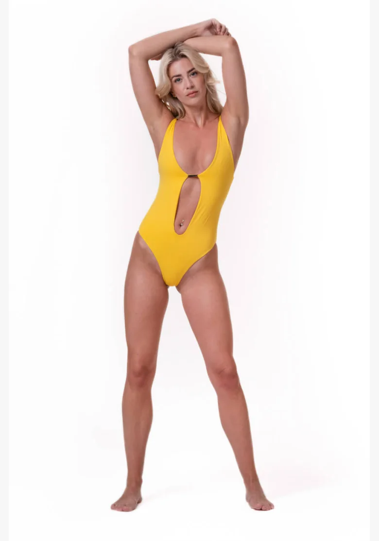 NEBBIA One-Colour Monokini žltá