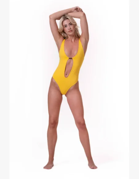 NEBBIA One-Colour Monokini žltá