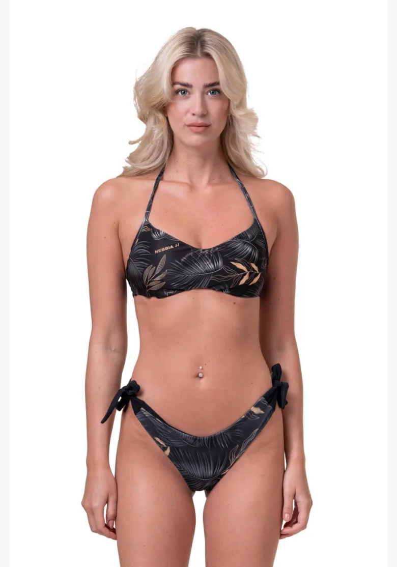 NEBBIA Earth Powered Bikini (vrchný diel) čierna