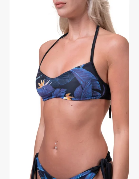 NEBBIA Earth Powered Bikini (horný diel) modrá