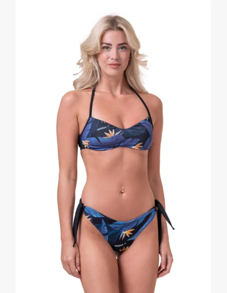 NEBBIA Earth Powered Bikini (horný diel) modrá