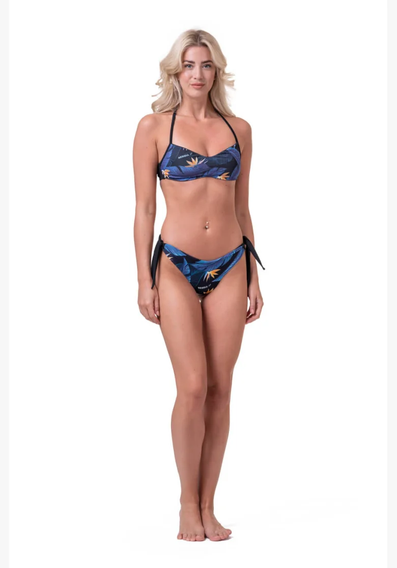 NEBBIA Earth Powered Bikini (horný diel) modrá