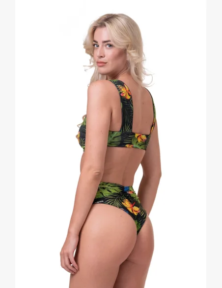 NEBBIA Miami Retro Bikini (horný diel) junglezelená