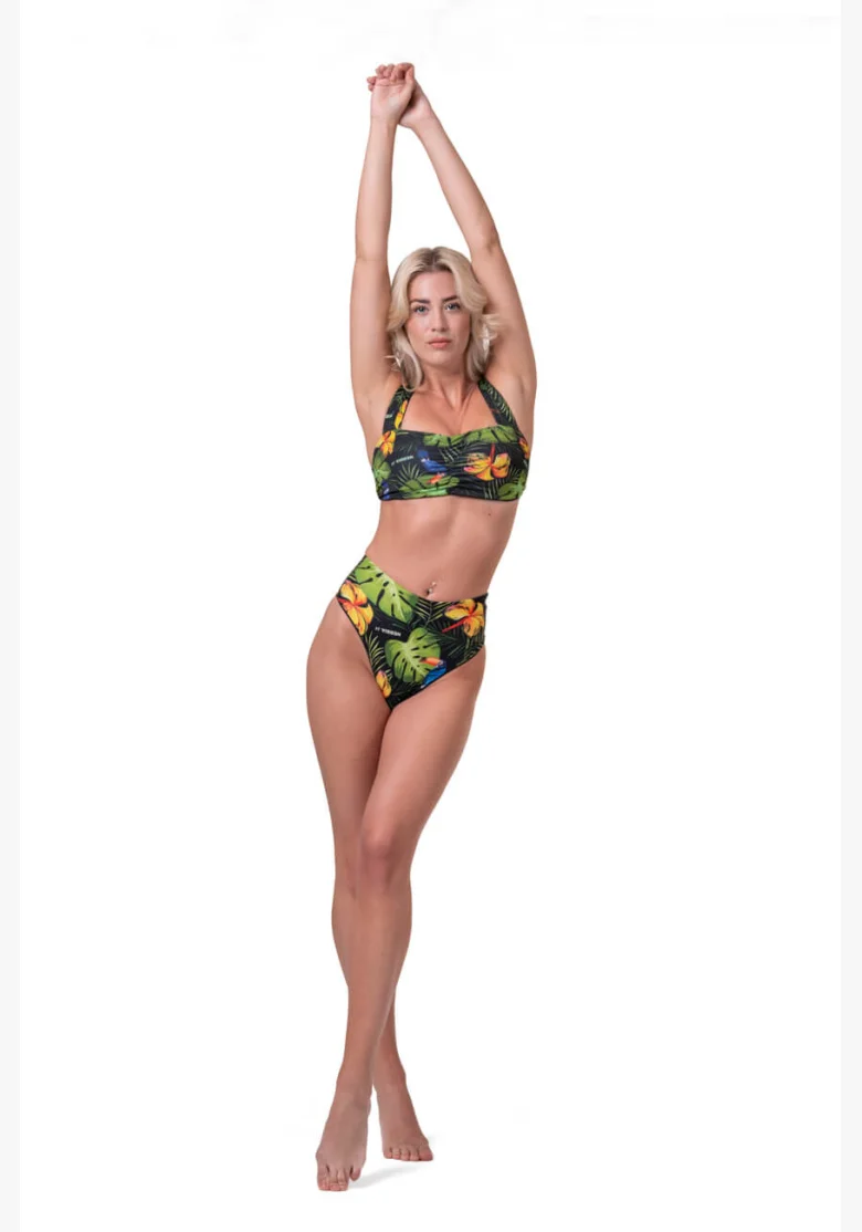 NEBBIA Miami Retro Bikini (horný diel) junglezelená