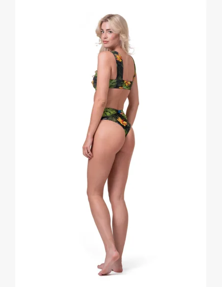 NEBBIA Miami Retro Bikini (horný diel) junglezelená