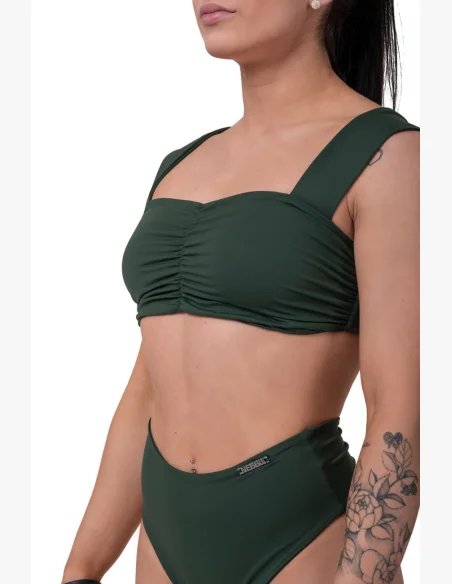 NEBBIA Miami Retro Bikini (hornej diel) zelená