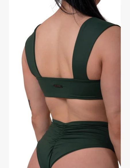 NEBBIA Miami Retro Bikini (hornej diel) zelená