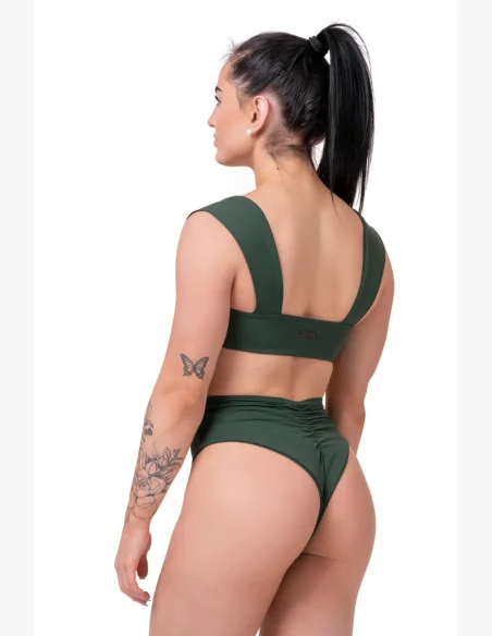 NEBBIA Miami Retro Bikini (hornej diel) zelená