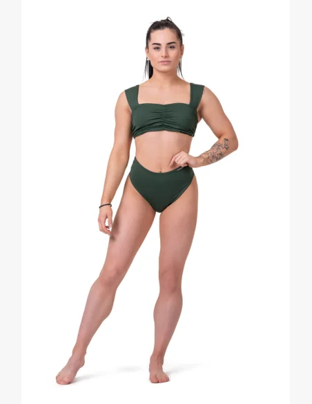 NEBBIA Miami Retro Bikini (hornej diel) zelená