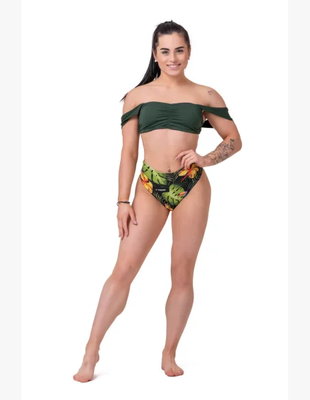 NEBBIA Miami Retro Bikini (hornej diel) zelená