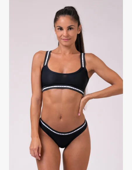 NEBBIA Mesh Me bralette podprsenka čierna