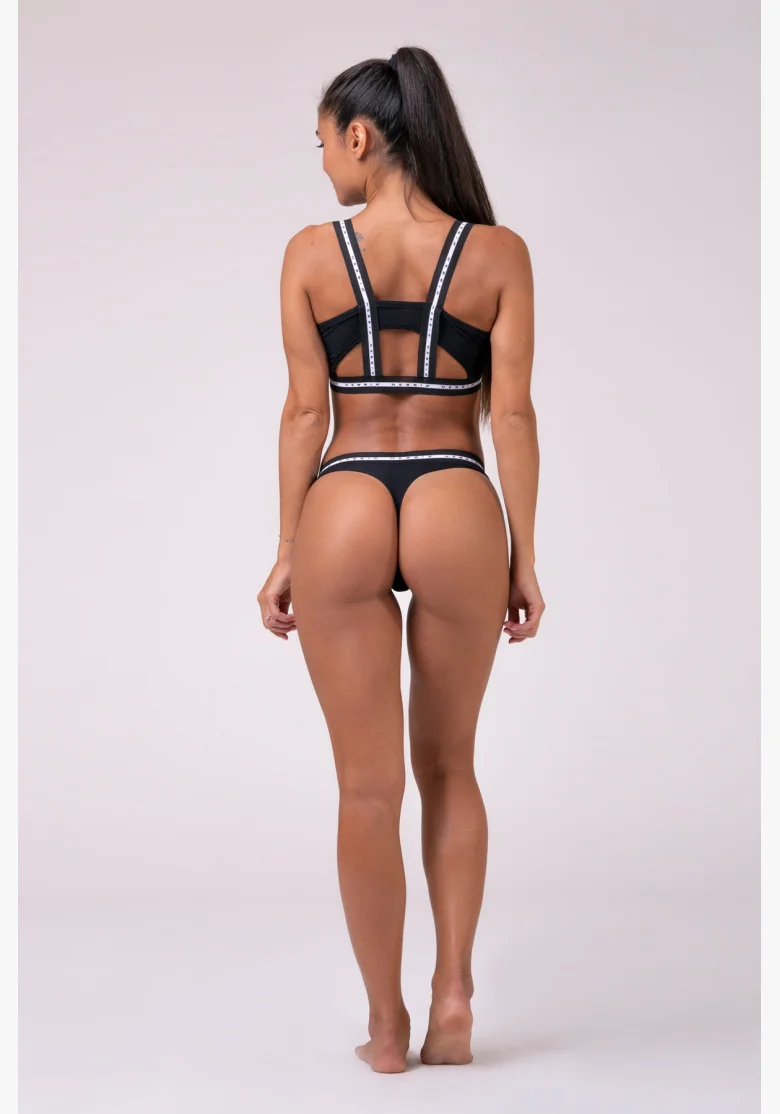 NEBBIA Mesh Me bralette podprsenka čierna