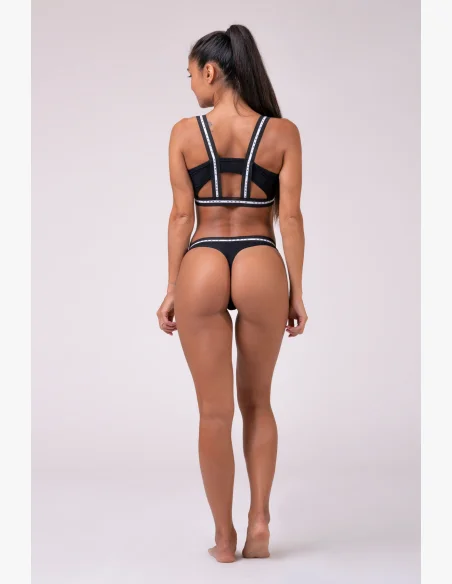 NEBBIA Mesh Me bralette podprsenka čierna