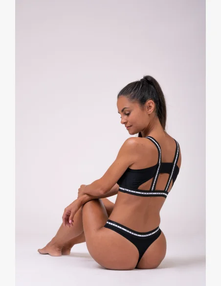 NEBBIA Mesh Me bralette podprsenka čierna