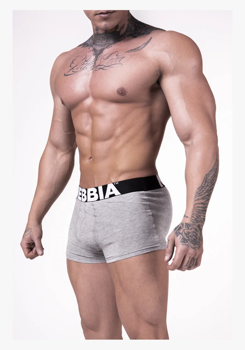 NEBBIA BOXERKY Svetlo šedá